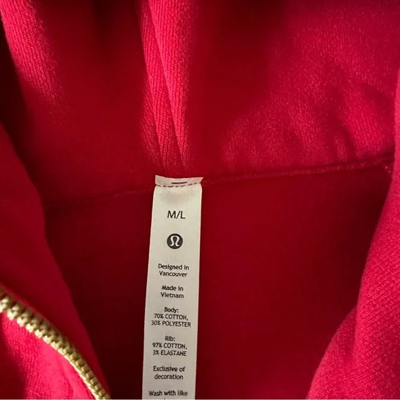 NWT LULULEMON Scuba oversized half-zip hoodie lunar new year - Picture 5 of 9